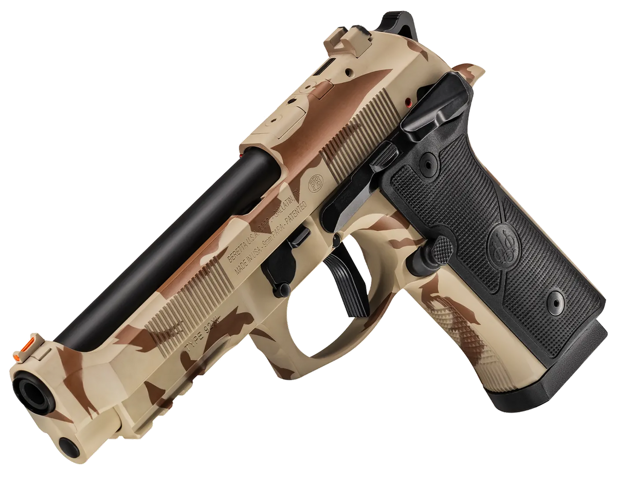 Beretta 92XI Combat 9mm Luger 4.7" 10+1 SAO Pistol - Desert DPM Cerakote — view 2