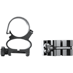 Weaver Mounts See-Thru 1" Detachable Scope Rings Matte Black — view 2