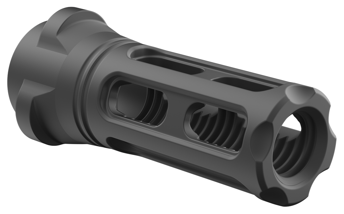 Breek Arms Sentinel Caged Flash Hider 30 Cal 5/8x24 Black Nitride — view 2