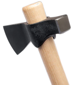 Cold Steel Trail Hawk 2.25" 1055 Carbon Steel American Hickory 22" Tomahawk w/Hammer — view 2