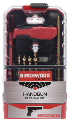 Birchwood Casey 16-Piece Handgun Cleaning Kit Multi-Caliber - Black/Red — view 2