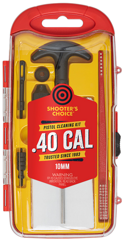 Shooters Choice SHFSRK40 Gun Rod Cleaning Kit .40 Cal/10mm Pistol - 9 Piece — view 2