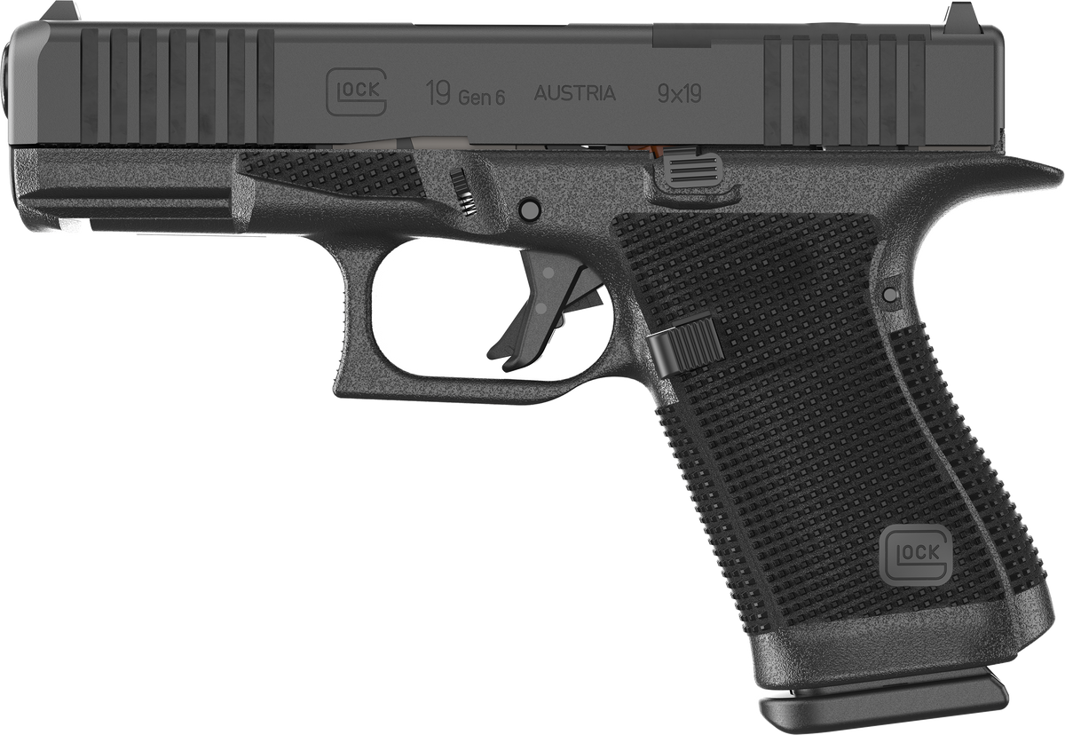 Glock 19 Gen6 9mm Luger 4.02" 15+1 Semi-Auto Pistol - Optic Ready - Black — view 2
