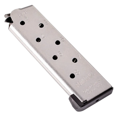 Chip McCormick Custom Power Mag 1911 Officer 45 ACP 8rd Stainless Steel Magazine - Black — view 2