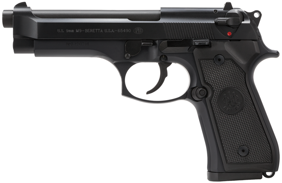 Beretta M9 9mm Luger 4.90" 15+1 DA/SA Semi-Auto Pistol — view 2