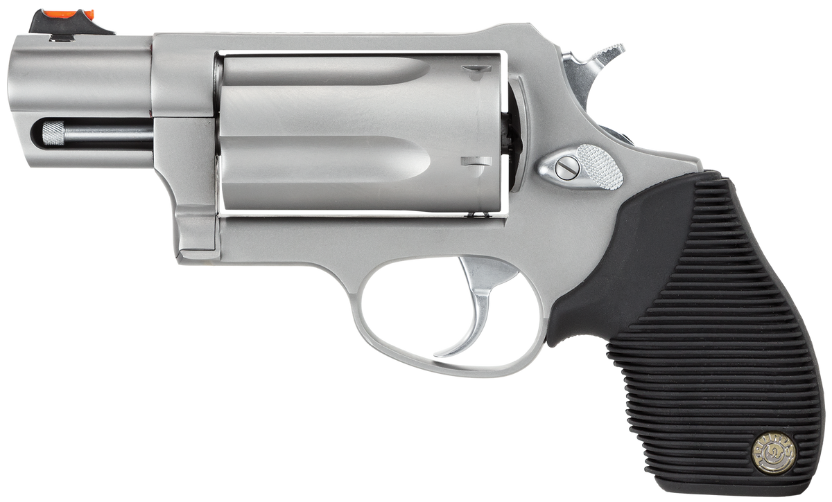 Taurus Judge Public Defender .45 Colt (Long Colt)/410 Bore 2" 5-Rd DA/SA Revolver - Matte Stainless — view 2