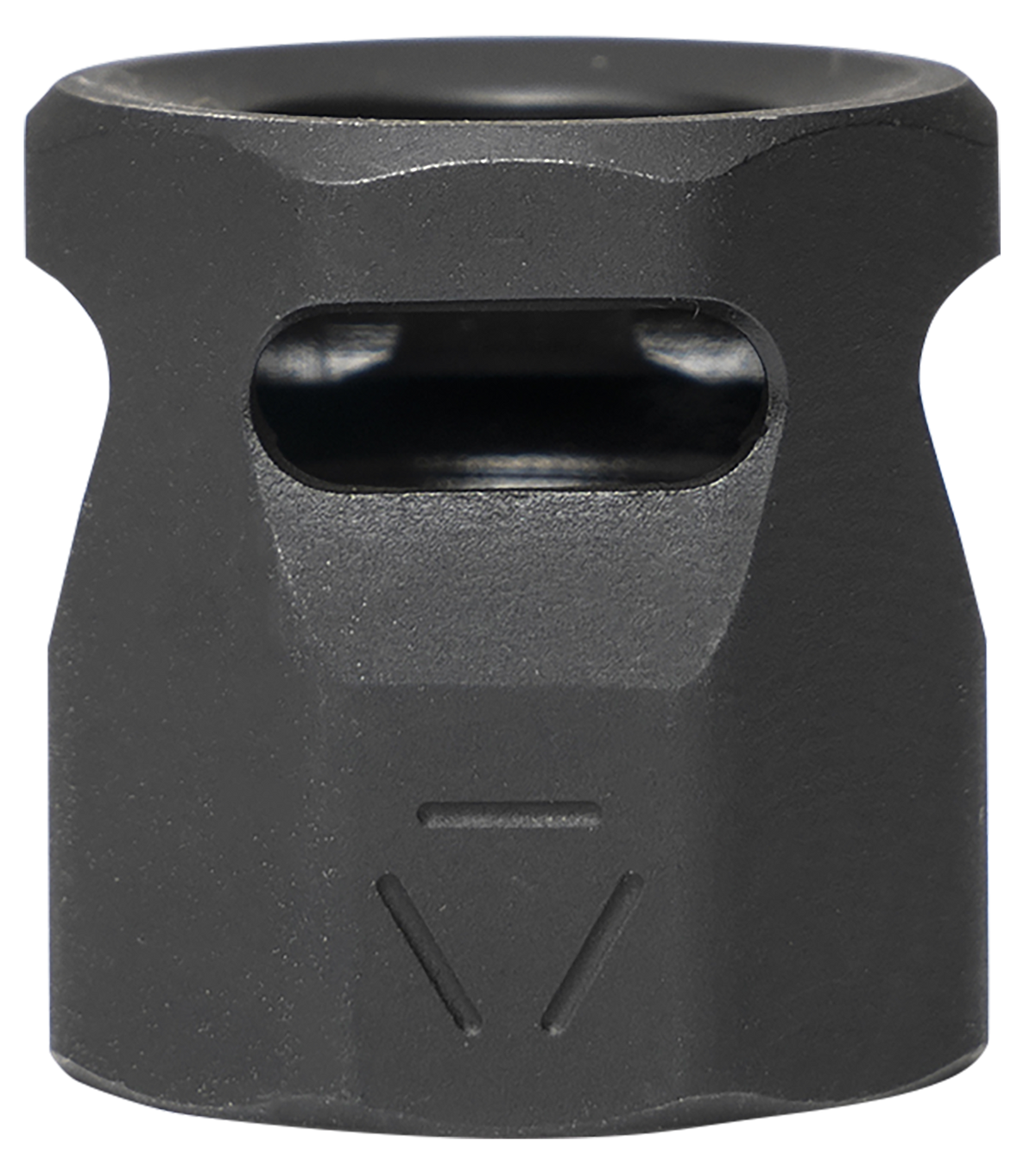 Strike Industries MCCIRCLE Micro Threaded Compensator 1/2x28 Black Steel 9mm/.357 SIG — view 2
