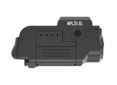 Nitecore NPL25 GL 900-Lumen USB Rechargeable Pistol Weapon Light w/ Green Laser - Glock 43X MOS/48 MOS — view 2