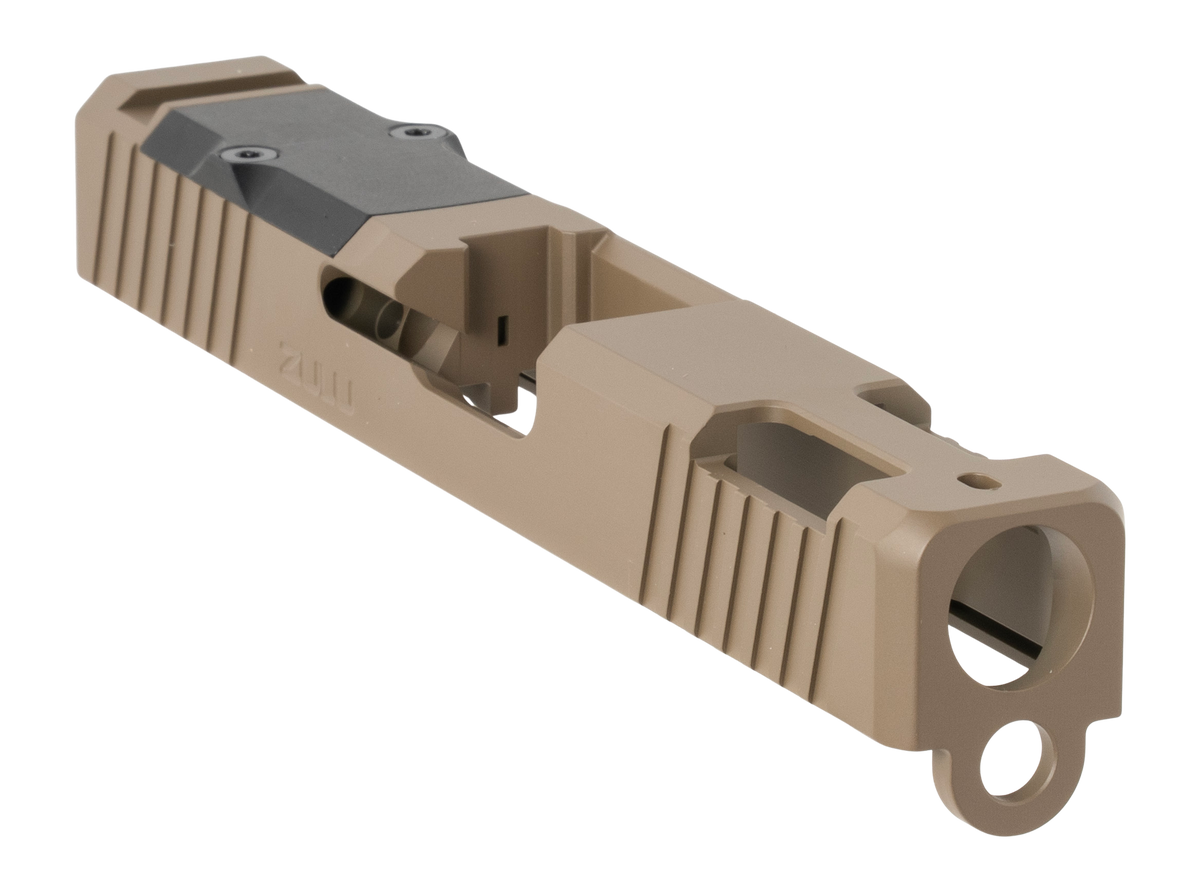 Zaffiri Precision Z-Series Ported Slide 9mm Luger RMR Cut - Fits Glock 19 Gen 3 - FDE — view 2