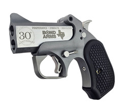 Bond Arms 30th Anniversary Rough Series 45 Colt/410 Bore 3" 2rd Break-Action Pistol - Engraved Rough Matte — view 2