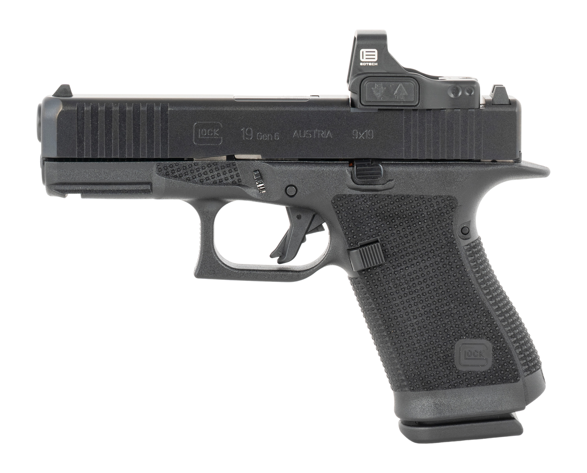 Glock 19 Gen6 w/EOTech 9mm Luger 4.02" 15+1 Semi-Auto Pistol w/Threaded Barrel — view 2
