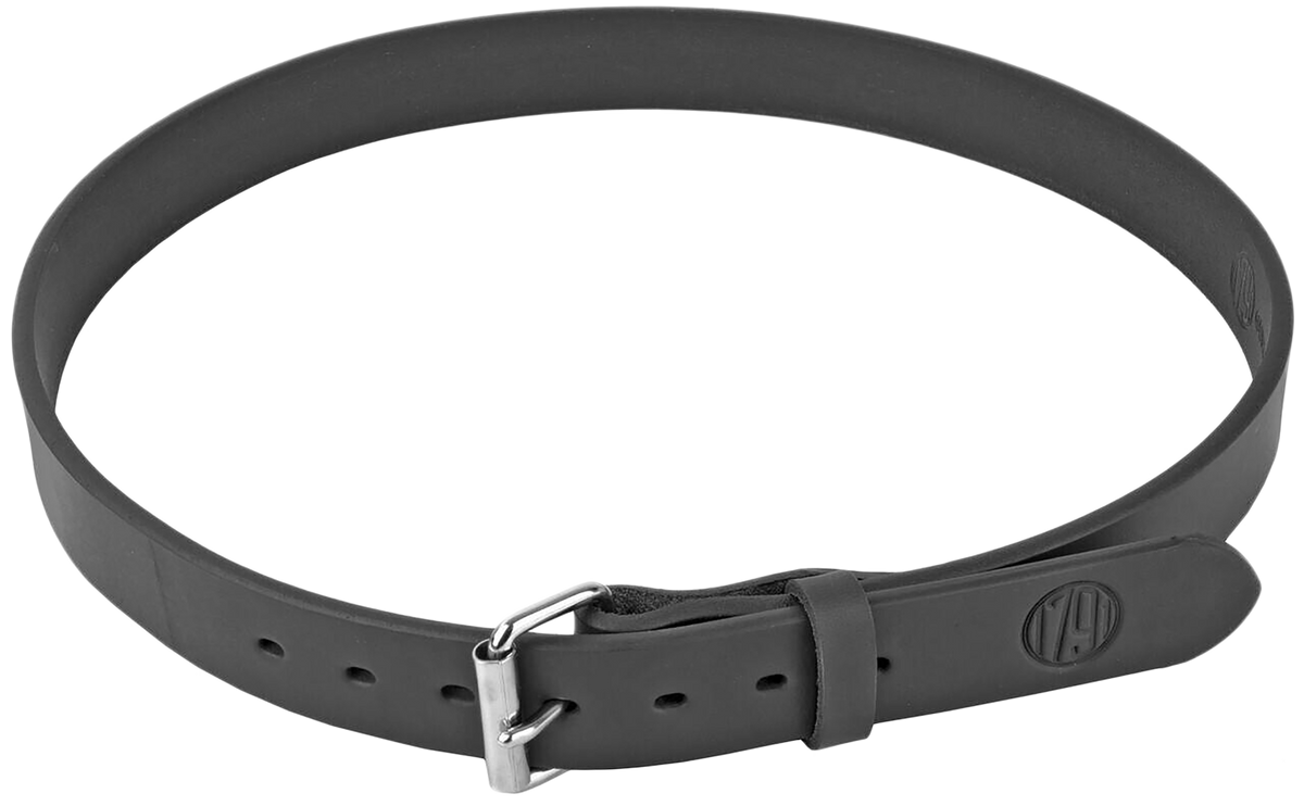 1791 Gunleather BLT-01 Gun Belt Stealth Black Leather 46/50 1.50" Buckle Closure — view 2