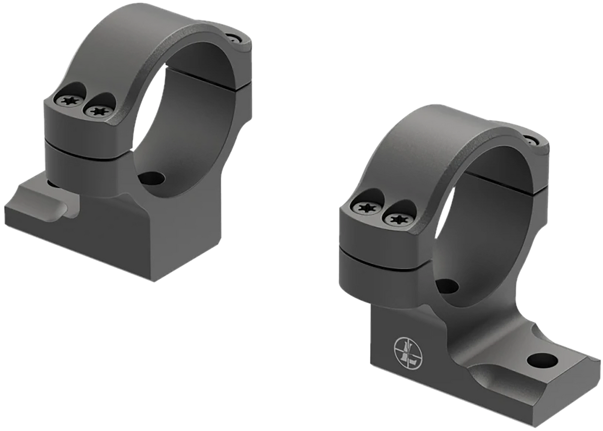 Leupold BackCountry 30mm High 2-Piece Ring Mount Matte Black - Tikka T3/T3X — view 2