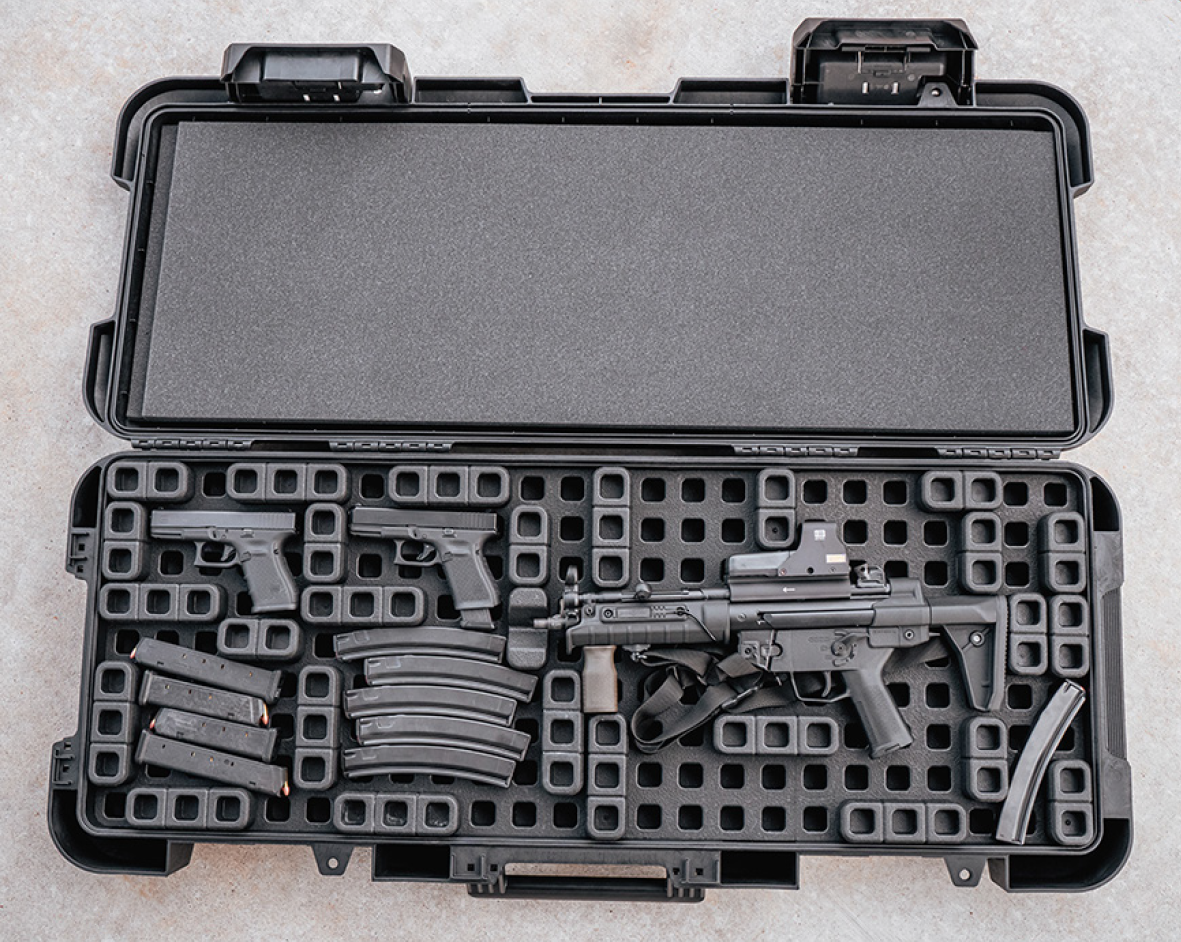 Magpul Industries DAKA Hard Case R44 44.5" Black Polymer Rifle Case - Grid Organizer — view 2