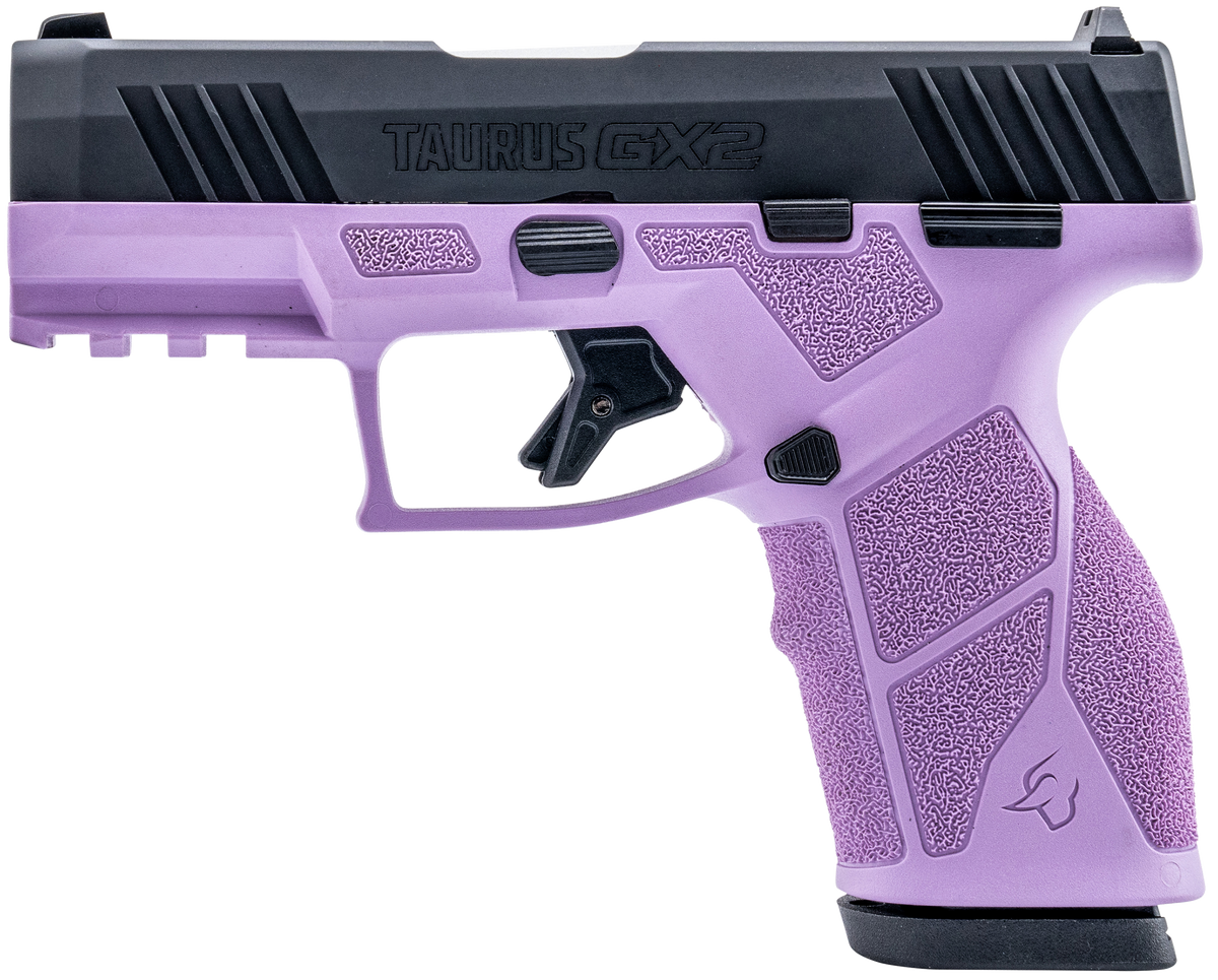 Taurus GX2 9mm Luger 3.37" 13+1 Striker Fire Semi-Auto Pistol - Light Purple/Black — view 2