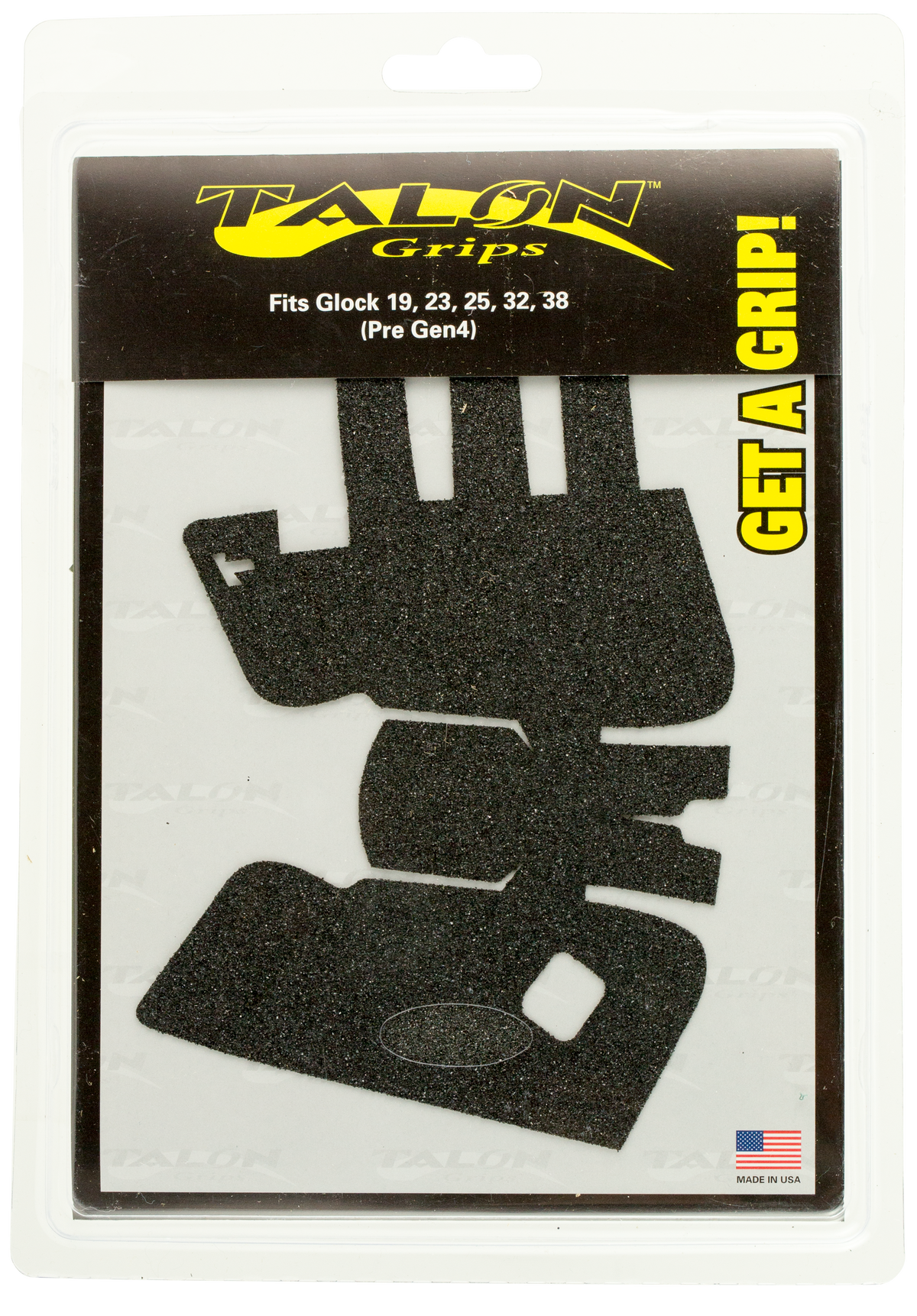 Talon Grips 104G Adhesive Grip for Glock Gen1-3 19/23/25/32/38 - Black Granulate — view 2