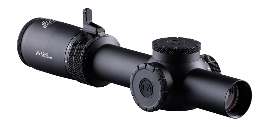 Primary Arms Optics PLxC 1-8x24mm FFP 30mm Rifle Scope - ACSS Griffin MIL G2 RDB Reticle — view 2