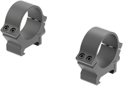 Leupold QRW2 Cross-Slot 30mm Low Matte Black Steel Quick Release Scope Rings — view 2