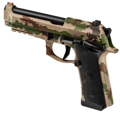 Beretta 92XI SAO 9mm Luger 4.7" 18+1 Pistol - Vegetato Camo — view 2