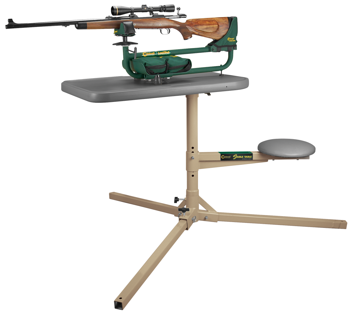 Caldwell 252552 Stable Table Shooting Bench Steel/Plastic 23" W x 34" L — view 2