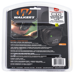 Walkers Game Ear Razor Rechargeable Electronic Muff 21 dB Over the Head Black Polymer — view 2