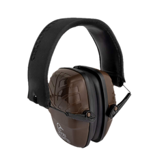 Radians DU-LOHP Low Profile 23 dB NRR Over the Head Earmuff Brown — view 2