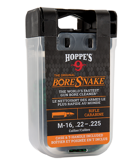 Hoppes BoreSnake Den 22/223/5.56mm AR-15 Bore Cleaner Rope - Bronze Bristle — view 2