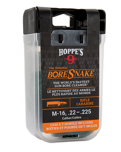 Hoppes BoreSnake Den 22/223/5.56mm AR-15 Bore Cleaner Rope - Bronze Bristle — view 2