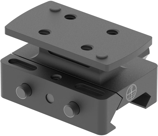 Leupold DeltaPoint Pro DLOC Quick Release Matte Black Aluminum Picatinny/Weaver Rail Mount - 0 MOA — view 2