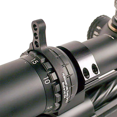 Huskemaw Optics Switchview Throw Lever for Tactical Hunter 5-30x56mm - Black Anodized Aluminum — view 2