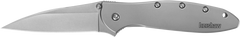 Kershaw Leek 1660 3" Folding Drop Point Plain Bead Blasted 14C28N Knife — view 2