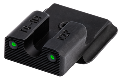 TruGlo Tritium Pro Ruger LC9/LC9S/LC380 Green Tritium White Outline Night Sight Set - Black Nitride — view 2