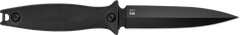 Kershaw Secret Agent 4007 4.4" Fixed Spear Point Plain 8Cr13MoV Black Oxide - Black GFN — view 2