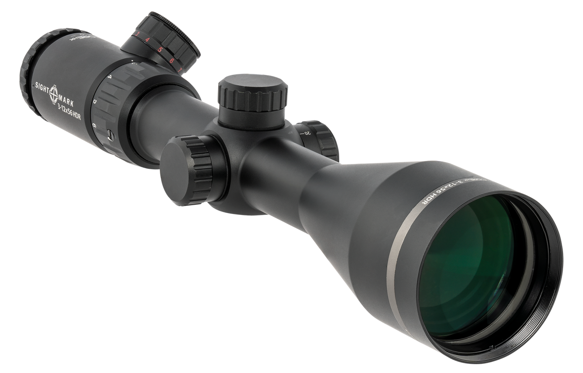 Sightmark Core HX 3-12x56mm 30mm Tube Illuminated Red HDR Reticle Riflescope — view 2