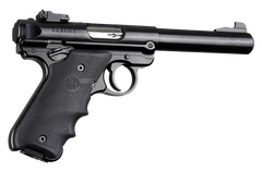 Hogue 79000 Rubber Grip Black with Finger Grooves for Ruger Mark IV — view 2