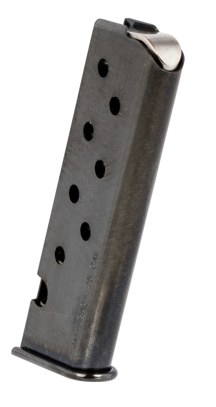 Mec-Gar Beretta 950 Jetfire 25 ACP 8-Rd Blued Carbon Steel Detachable Magazine — view 2