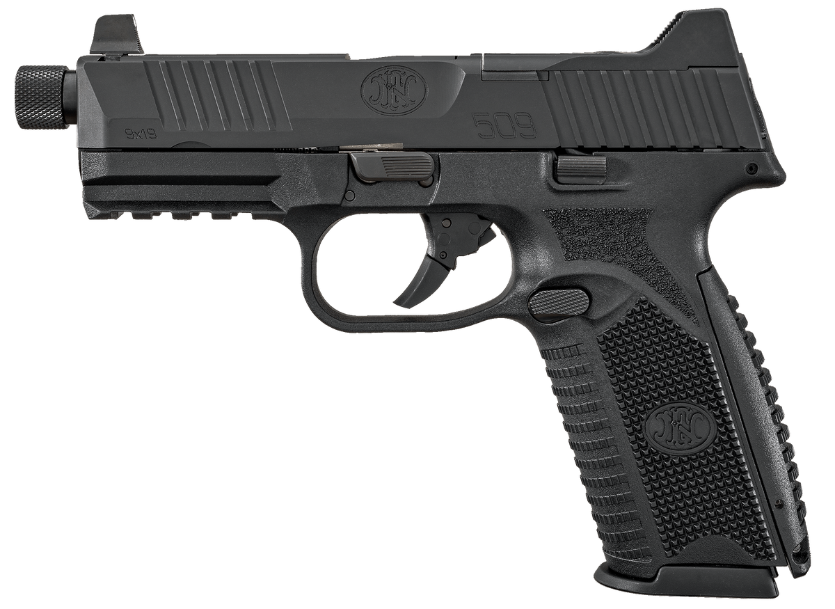 FN 509 Tactical 9mm Luger 4.50" 17+1/24+1 Semi-Auto Pistol — view 2