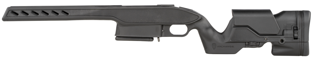 Archangel AAS111SLA Precision Elite Stock Black Synthetic Aluminum Pillar Bedded for Savage 110/111 Long Action Standard Caliber Right Hand — view 2