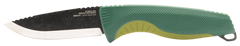 S.O.G Aegis AT 3.13" Folding Drop Point Part Serrated Black TiNi Cryo D2 Steel Blade OD Green GRN Handle — view 2