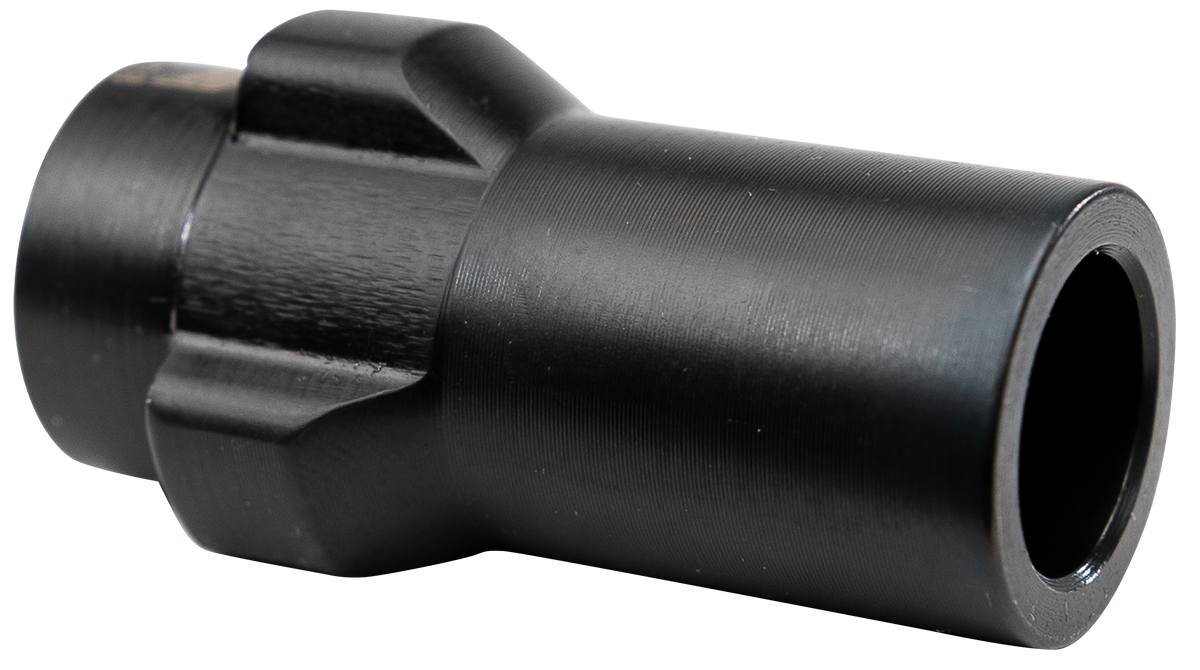 Angstadt Arms 3-Lug Muzzle Adapter 9mm Luger 1/2x28 Black Nitride Hardened Steel 1.42" — view 2