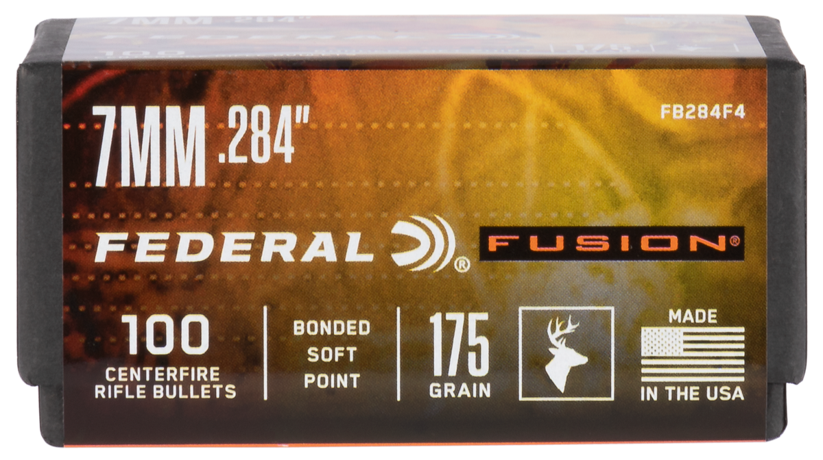 Federal Fusion Component 7mm .284 175gr Fusion Soft Point - 100/Box — view 2