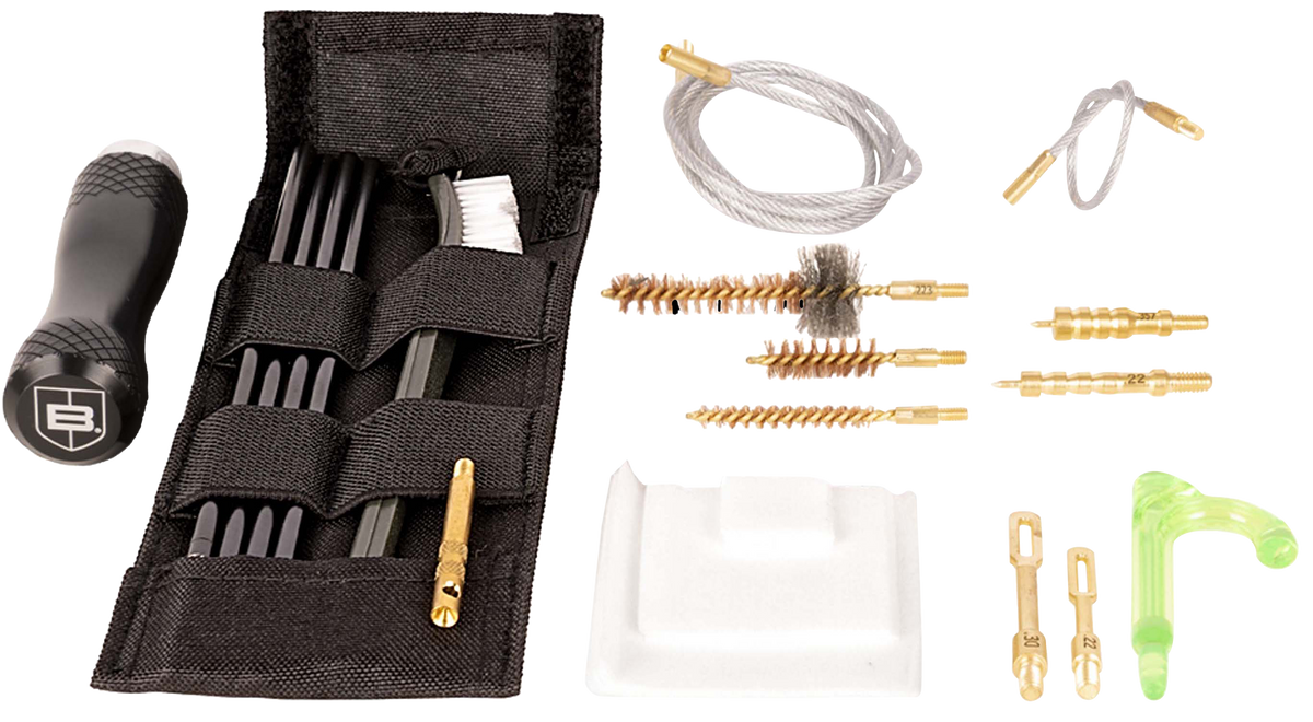 Breakthrough Clean Badge Rod/Pull Thru Kit 5.56mm/9mm - 20 Piece — view 2