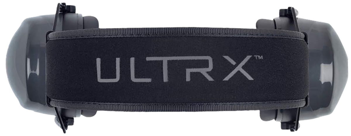 Allen 4124 Ultrax Heavy Sound 26 dB Gray Over-the-Head Earmuff — view 2