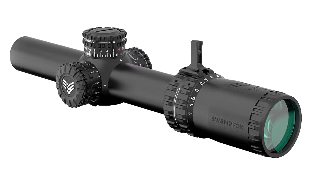 Swampfox Optics Arrowhead 1-8x24mm 30mm Tube SFP LPVO Riflescope - MIL Red Illumination — view 2