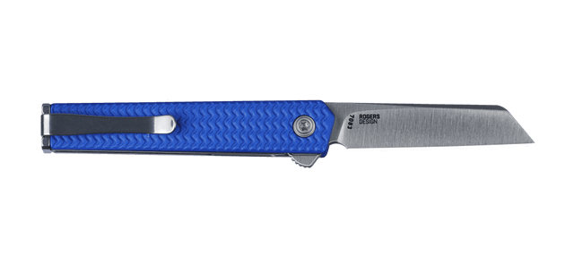 CRKT 7083C CEO Microflipper 2.21" Sheepsfoot Folding Knife - Blue Aluminum — view 2