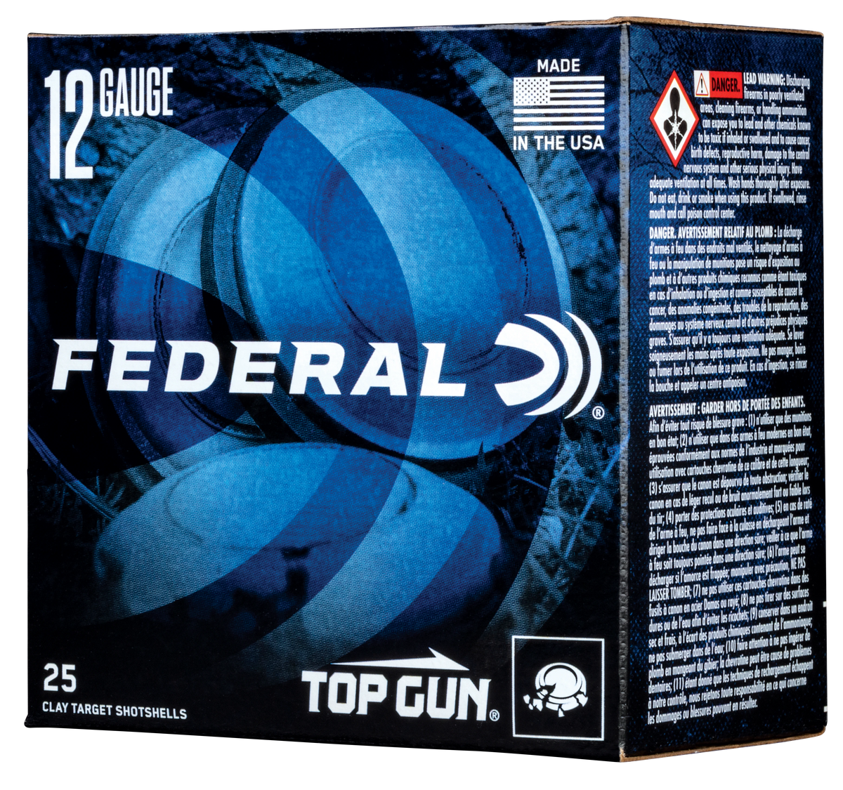 Federal TG1275 Top Gun  12Gauge 2.75" 1 1/8oz 7.5Shot 25 Per Box/10 Case — view 2