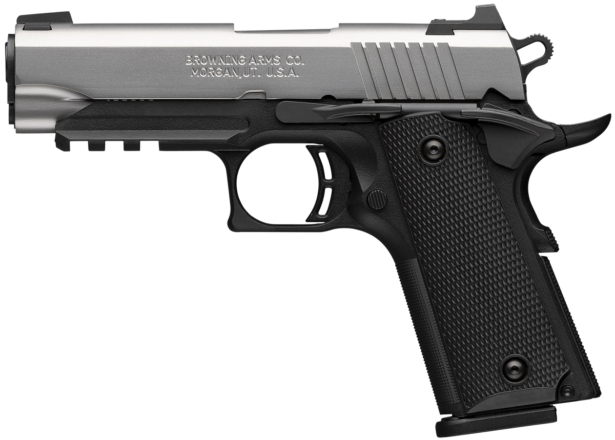 Browning 1911 Black Label Compact 380 ACP 3.63" 8+1 Semi-Auto Pistol — view 2