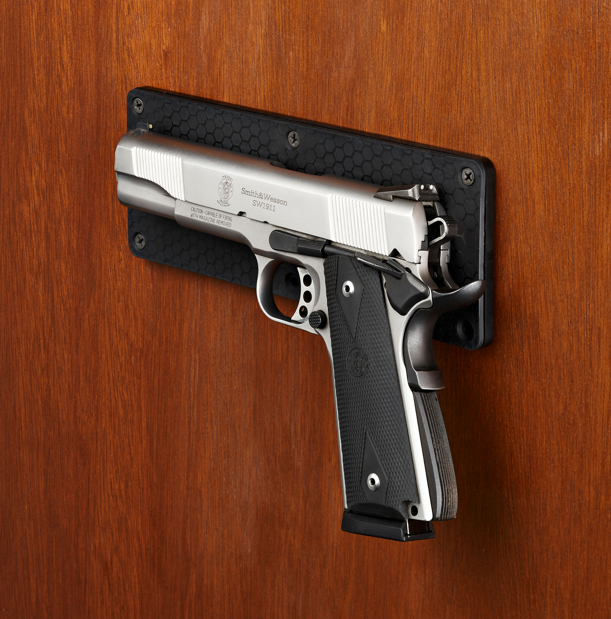 Hornady 95910 Gun Mount Magnetic Magnet - Holds 1 Handgun - 43 lb Rating — view 2
