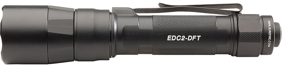 Surefire EDC2-DFT Everyday Carry Series 25/600/700 Lumens Dual-Fuel LED Flashlight - Black Anodized — view 2