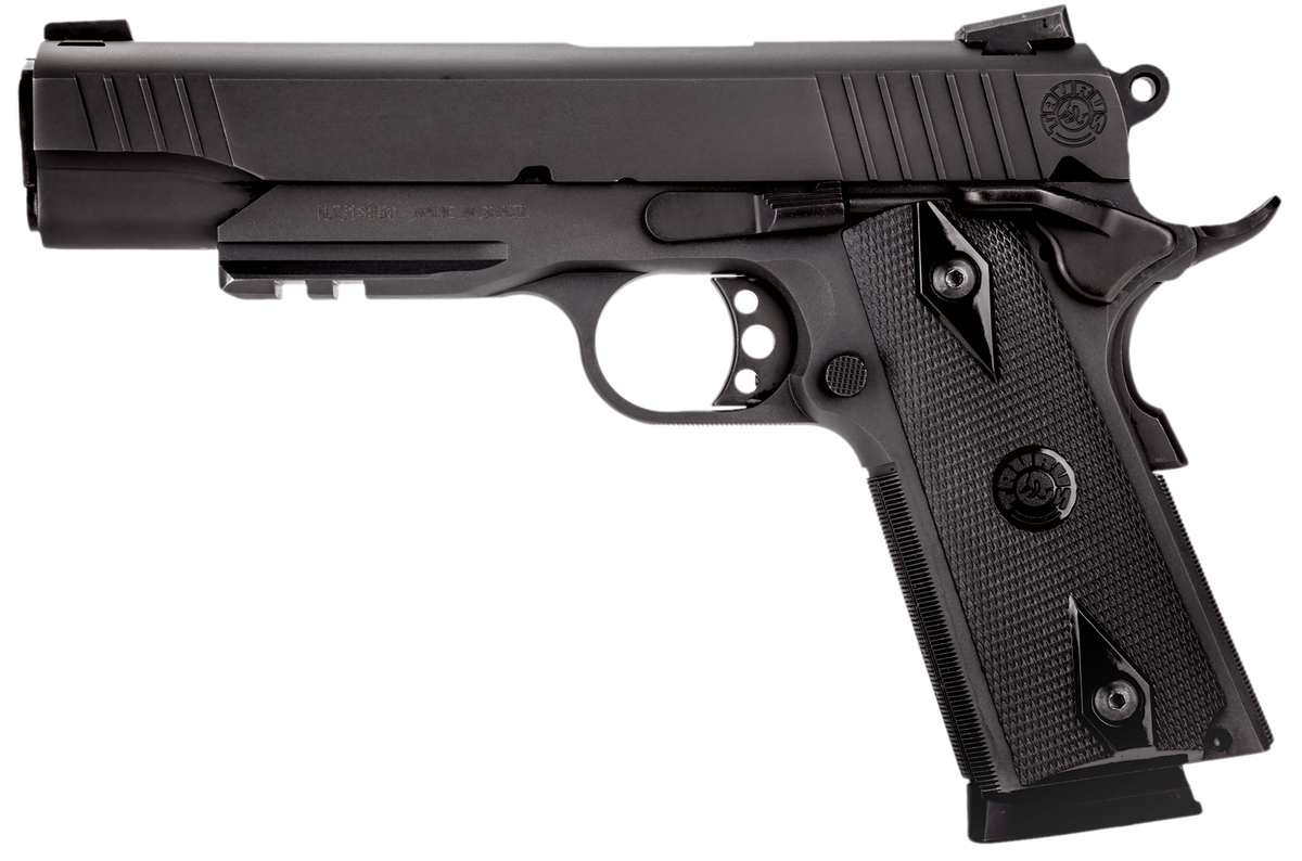 Taurus 1191101B1 1911 Standard 45 ACP 5" 8+1 SAO Pistol - Matte Black — view 2